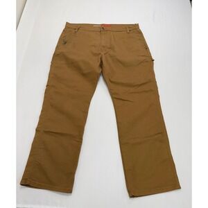 Distressed Dickies Flex Work‎ Pants Men 38x30 Regular Brown Carpenter Utility